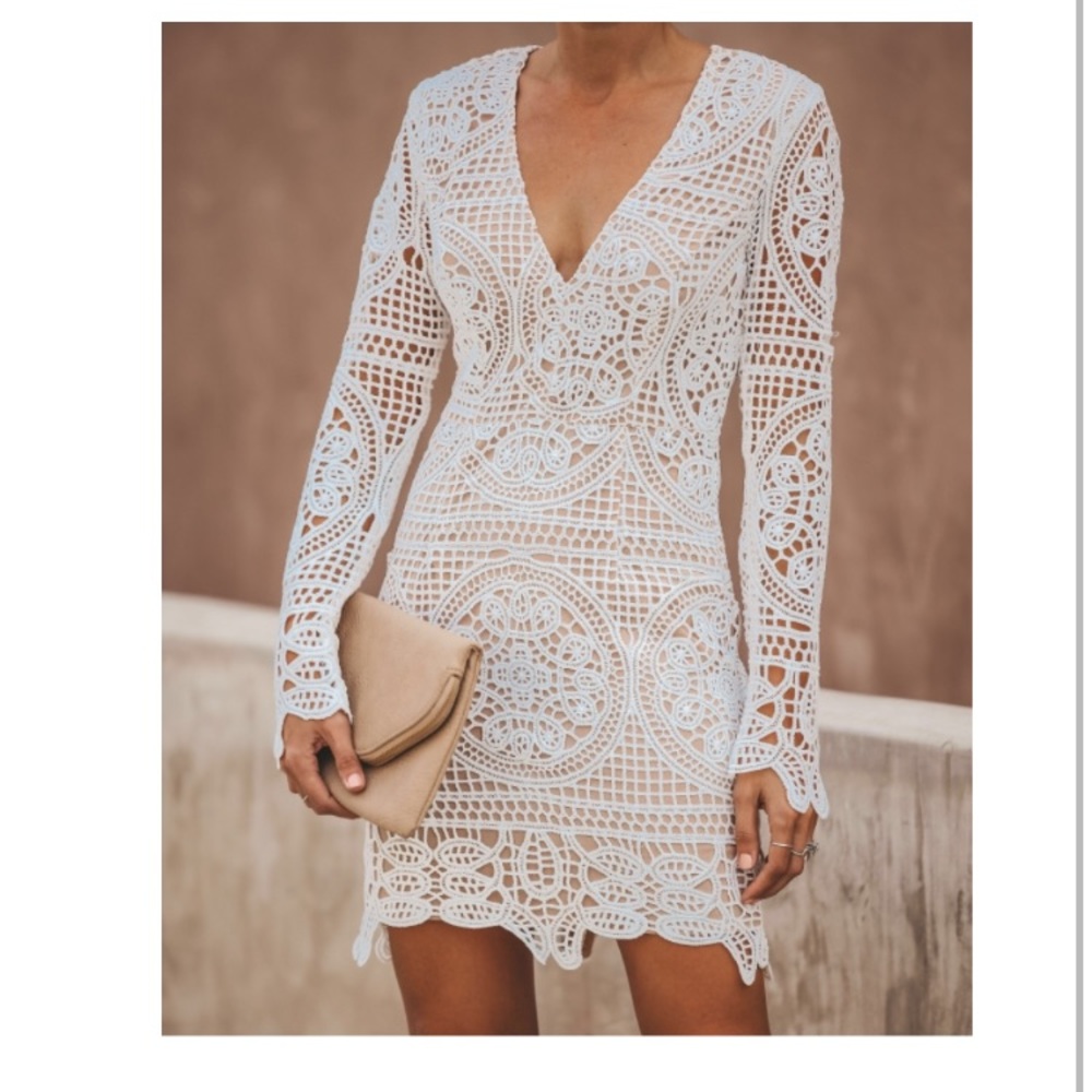 Vici white dress. Brand new with tags